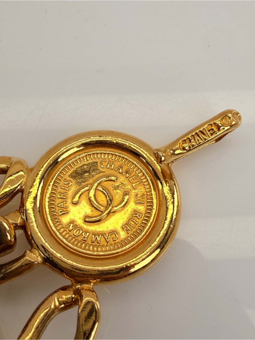 Chanel Vintage Draped Medallion Iconic Belt - Picture 10 of 11